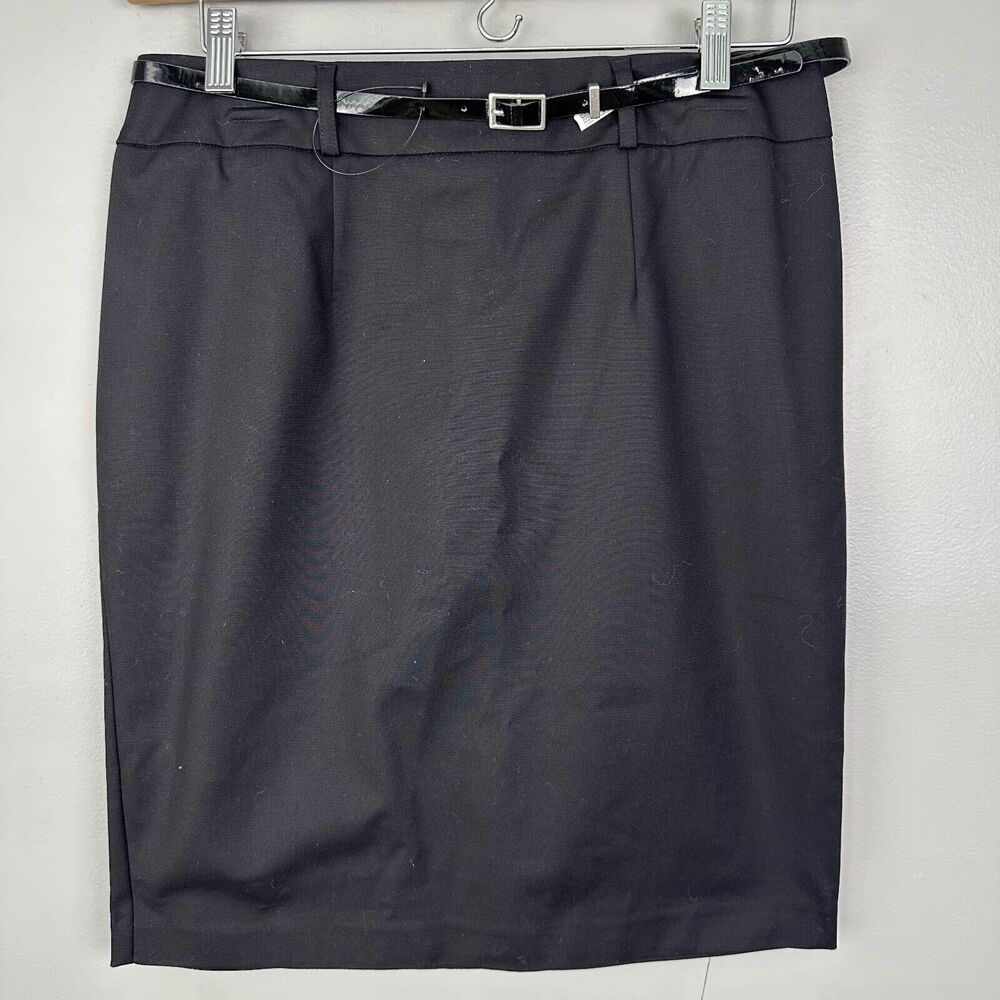 Nwt Apt. 9 Black Modern Fit Pencil Skirt Womens Size 10